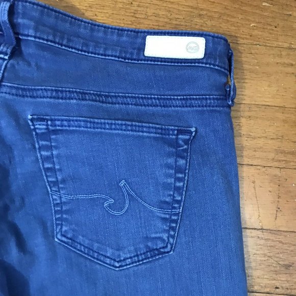AG Adriano Goldschmied Blue Stevie Ankle Slim 29R - Picture 3 of 12